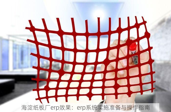 海淀纸板厂erp效果：erp系统实施准备与操作指南