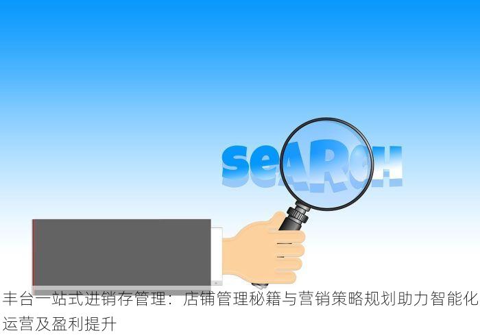 丰台一站式进销存管理：店铺管理秘籍与营销策略规划助力智能化运营及盈利提升