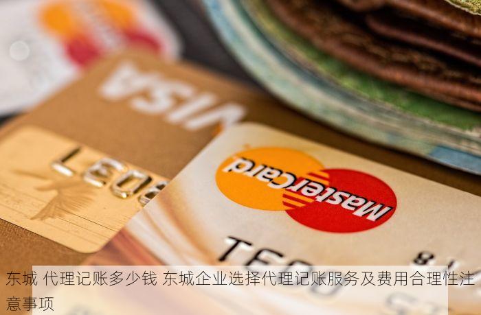 东城 代理记账多少钱 东城企业选择代理记账服务及费用合理性注意事项