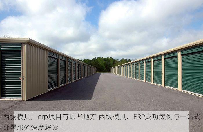 西城模具厂erp项目有哪些地方 西城模具厂ERP成功案例与一站式部署服务深度解读