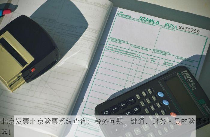 北京发票北京验票系统查询：税务问题一键通，财务人员的验票利器!