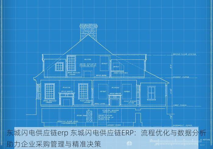 东城闪电供应链erp 东城闪电供应链ERP：流程优化与数据分析助力企业采购管理与精准决策