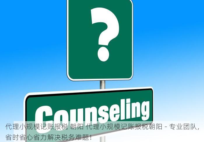 代理小规模记账报税 朝阳 代理小规模记账报税朝阳 - 专业团队，省时省心省力解决税务难题！