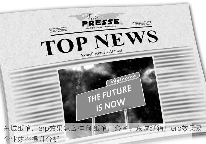 东城纸箱厂erp效果怎么样啊 纸箱厂必备！东城纸箱厂erp效果及企业效率提升分析