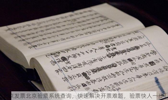 北京发票北京验票系统查询，快速解决开票难题，验票快人一步！