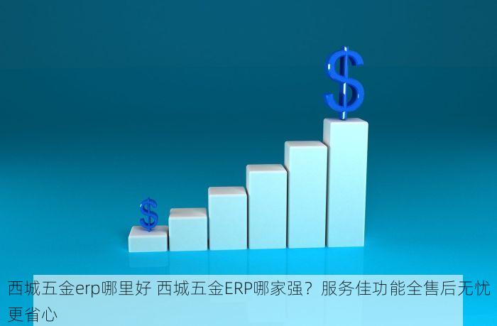 西城五金erp哪里好 西城五金ERP哪家强？服务佳功能全售后无忧更省心