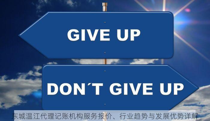 东城温江代理记账机构服务报价、行业趋势与发展优势详解