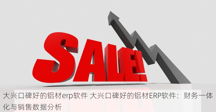 大兴口碑好的铝材erp软件 大兴口碑好的铝材ERP软件：财务一体化与销售数据分析