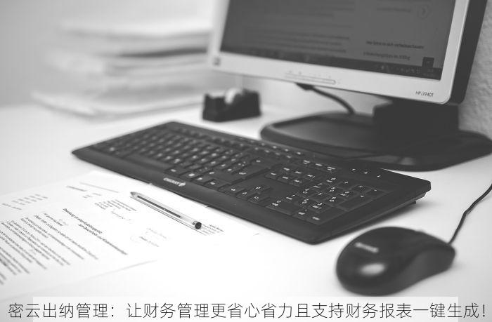 密云出纳管理：让财务管理更省心省力且支持财务报表一键生成！