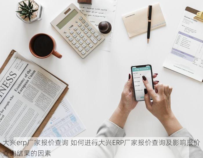 大兴erp厂家报价查询 如何进行大兴ERP厂家报价查询及影响报价查询结果的因素