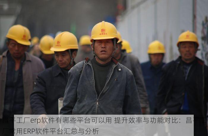 昌平工厂erp软件有哪些平台可以用 提升效率与功能对比：昌平工厂常用ERP软件平台汇总与分析