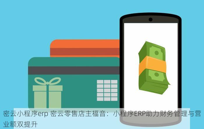 密云小程序erp 密云零售店主福音：小程序ERP助力财务管理与营业额双提升