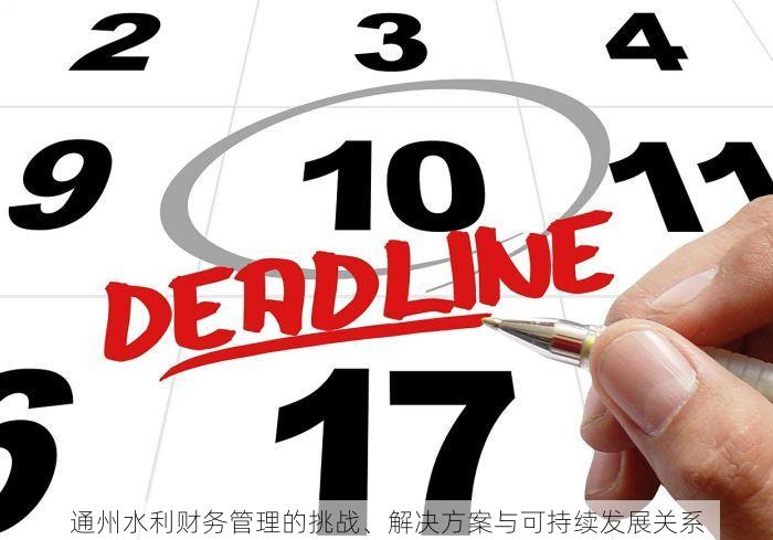 通州水利财务管理的挑战、解决方案与可持续发展关系