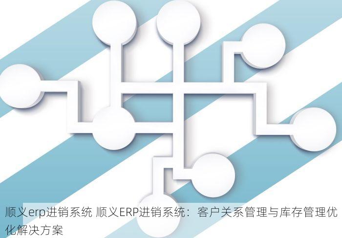 顺义erp进销系统 顺义ERP进销系统：客户关系管理与库存管理优化解决方案