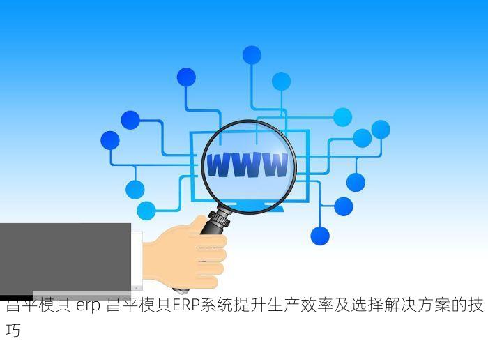昌平模具 erp 昌平模具ERP系统提升生产效率及选择解决方案的技巧