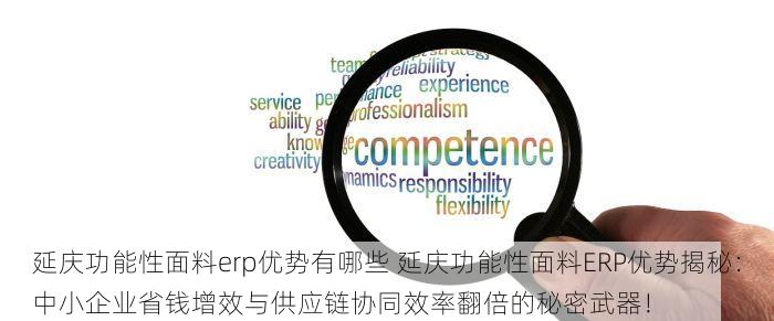 延庆功能性面料erp优势有哪些 延庆功能性面料ERP优势揭秘：中小企业省钱增效与供应链协同效率翻倍的秘密武器！