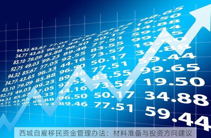 西城自雇移民资金管理办法：材料准备与投资方向建议