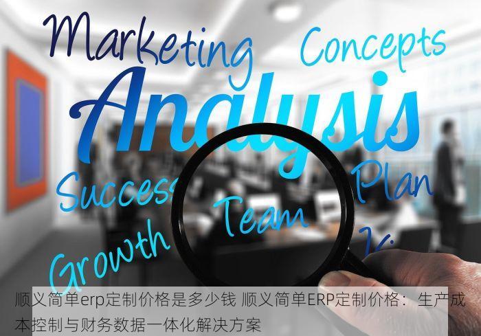 顺义简单erp定制价格是多少钱 顺义简单ERP定制价格：生产成本控制与财务数据一体化解决方案