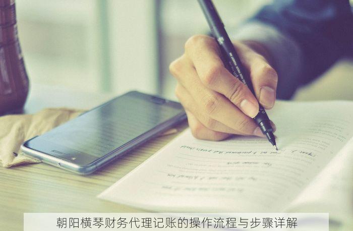 朝阳横琴财务代理记账的操作流程与步骤详解