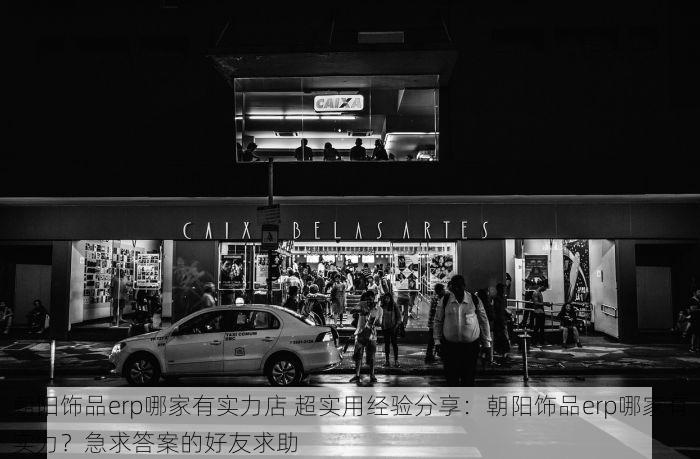 朝阳饰品erp哪家有实力店 超实用经验分享：朝阳饰品erp哪家有实力？急求答案的好友求助