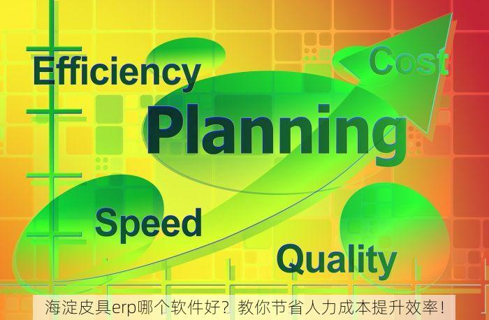 海淀皮具erp哪个软件好？教你节省人力成本提升效率！