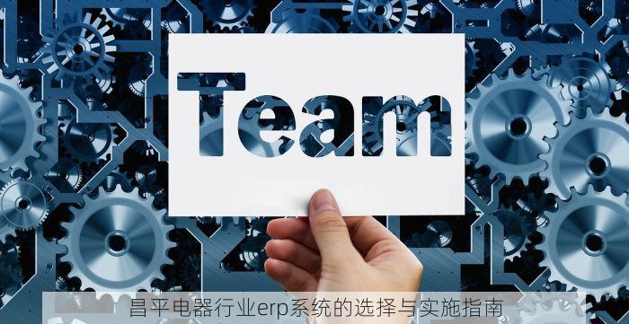昌平电器行业erp系统的选择与实施指南