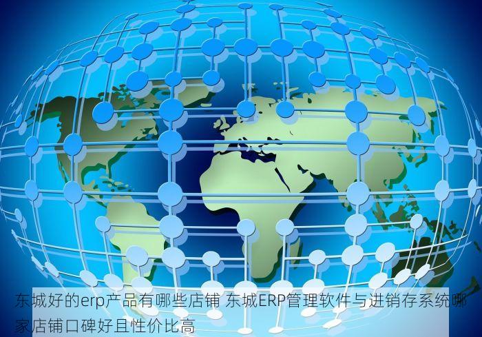 东城好的erp产品有哪些店铺 东城ERP管理软件与进销存系统哪家店铺口碑好且性价比高