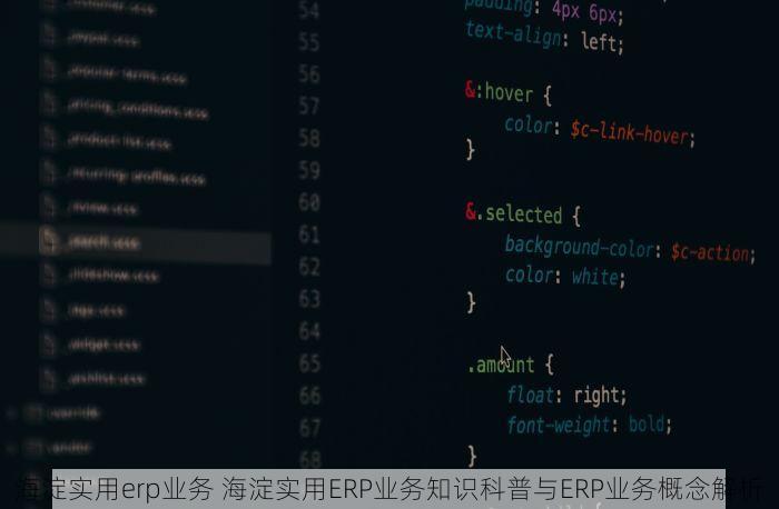 海淀实用erp业务 海淀实用ERP业务知识科普与ERP业务概念解析