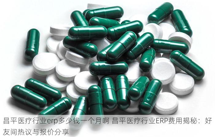 昌平医疗行业erp多少钱一个月啊 昌平医疗行业ERP费用揭秘：好友间热议与报价分享