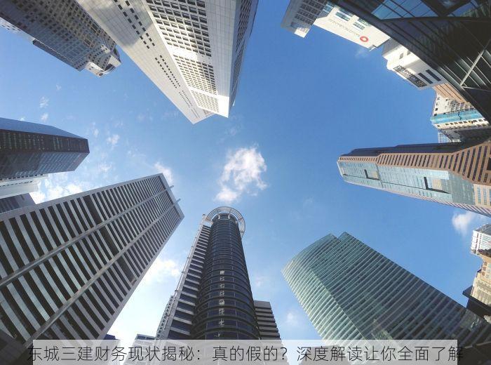 东城三建财务现状揭秘：真的假的？深度解读让你全面了解