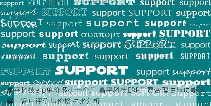 昌平科技erp单价多少一个月 昌平科技ERP月费合理性与功能详解：客户评价与价格对比分析