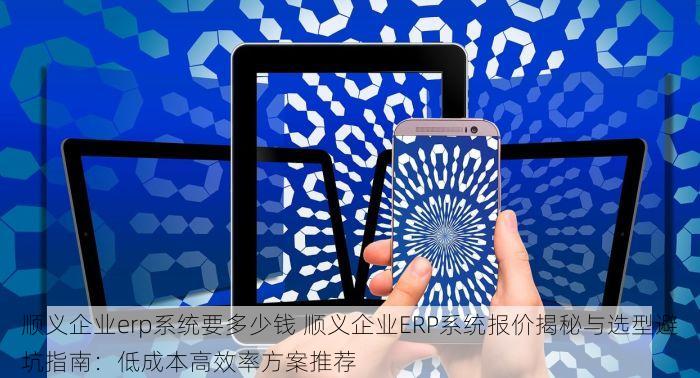 顺义企业erp系统要多少钱 顺义企业ERP系统报价揭秘与选型避坑指南：低成本高效率方案推荐