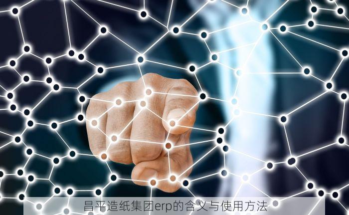 昌平造纸集团erp的含义与使用方法