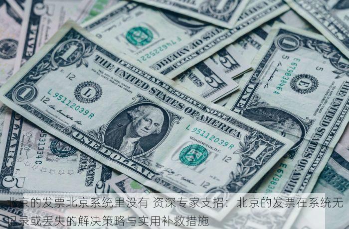 北京的发票北京系统里没有 资深专家支招：北京的发票在系统无记录或丢失的解决策略与实用补救措施