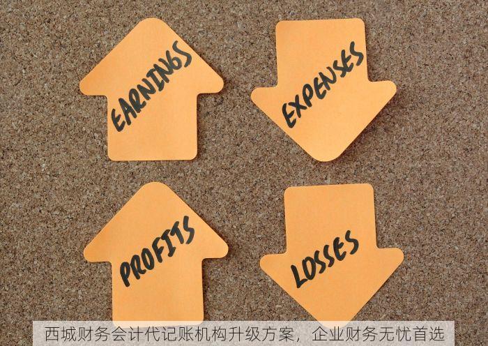 西城财务会计代记账机构升级方案，企业财务无忧首选