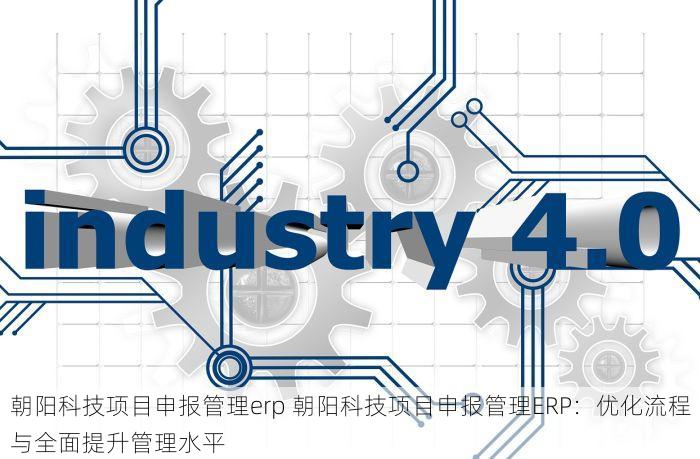 朝阳科技项目申报管理erp 朝阳科技项目申报管理ERP：优化流程与全面提升管理水平