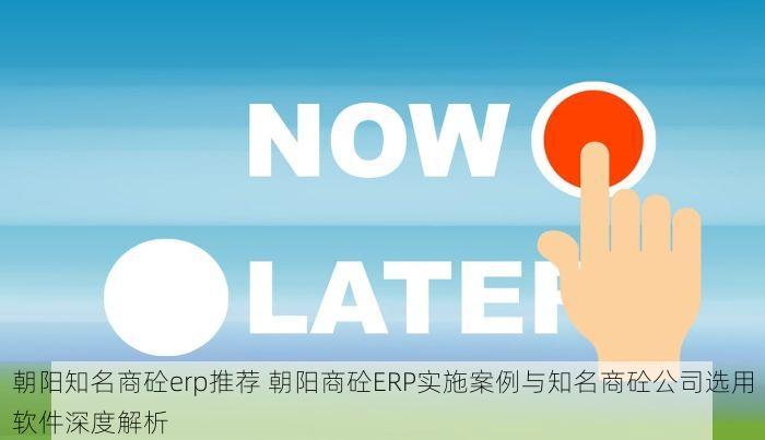 朝阳知名商砼erp推荐 朝阳商砼ERP实施案例与知名商砼公司选用软件深度解析