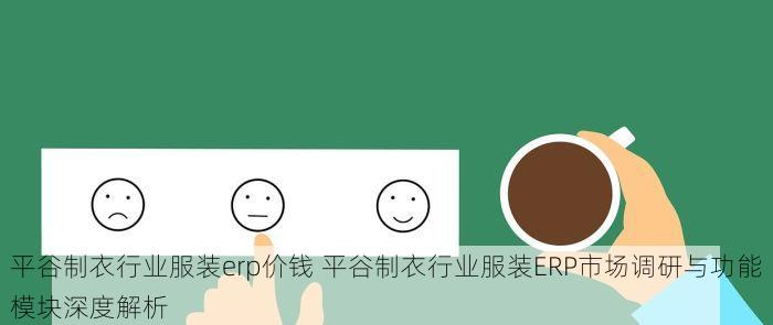 平谷制衣行业服装erp价钱 平谷制衣行业服装ERP市场调研与功能模块深度解析