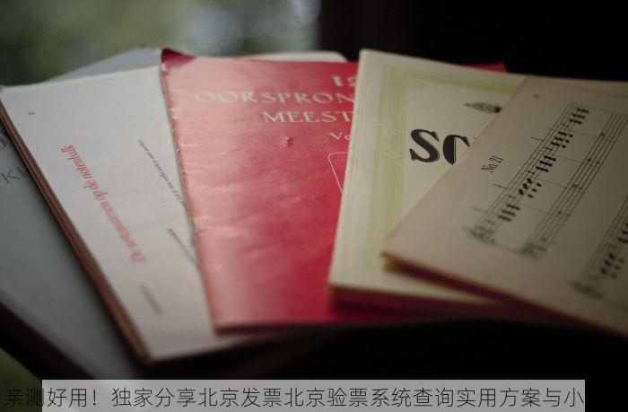 亲测好用！独家分享北京发票北京验票系统查询实用方案与小窍门