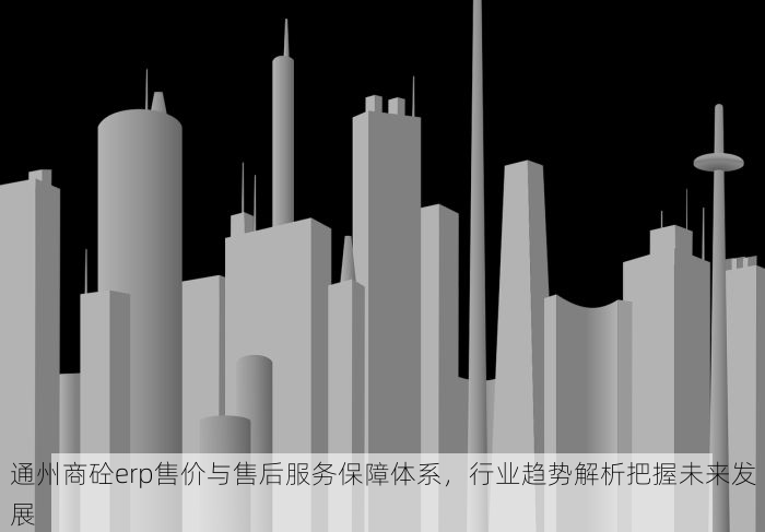 通州商砼erp售价与售后服务保障体系，行业趋势解析把握未来发展