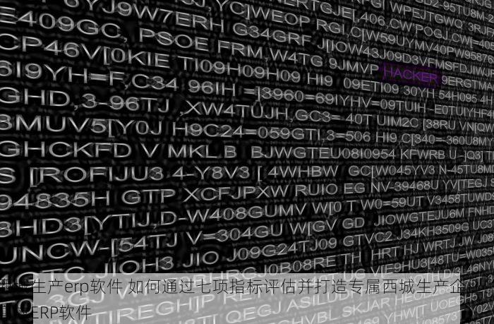 西城生产erp软件 如何通过七项指标评估并打造专属西城生产企业的高效ERP软件
