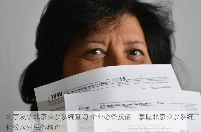 北京发票北京验票系统查询 企业必备技能：掌握北京验票系统，轻松应对税务稽查
