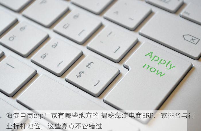 海淀电商erp厂家有哪些地方的 揭秘海淀电商ERP厂家排名与行业标杆地位，这些亮点不容错过