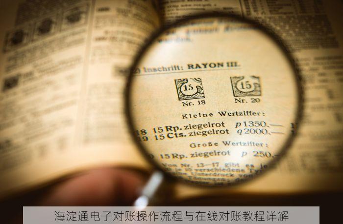 海淀通电子对账操作流程与在线对账教程详解