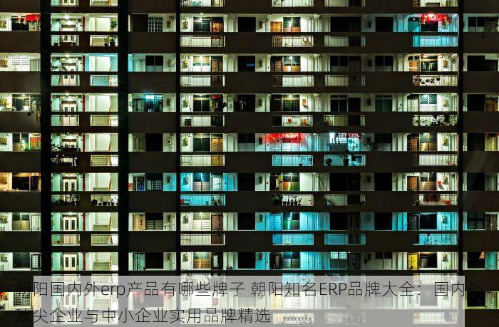 朝阳国内外erp产品有哪些牌子 朝阳知名ERP品牌大全：国内外顶尖企业与中小企业实用品牌精选
