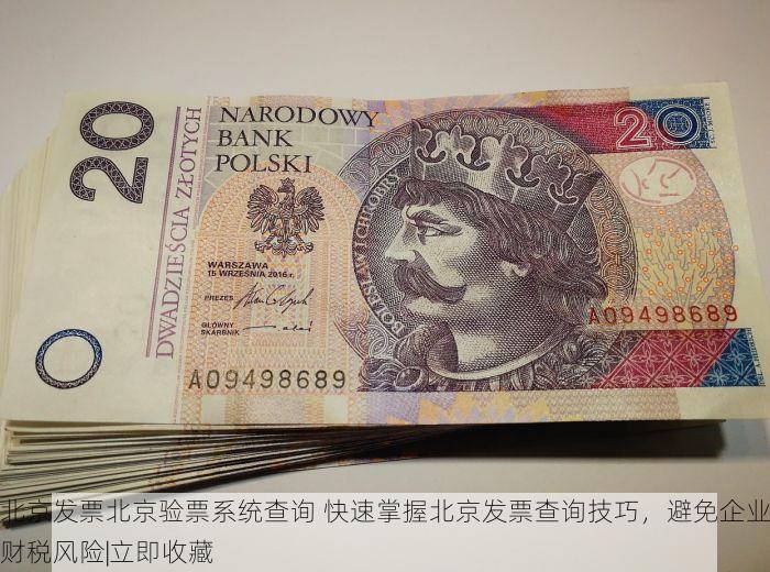 北京发票北京验票系统查询 快速掌握北京发票查询技巧，避免企业财税风险|立即收藏